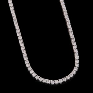 146-Stone Round Diamond Statement Necklace