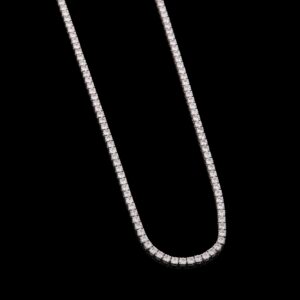 125-Stone Round Diamond Grand Necklace