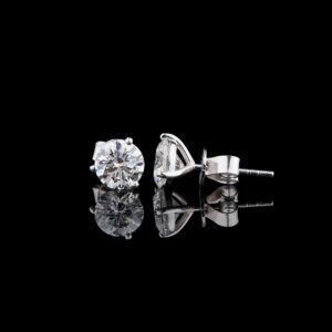 2.30 CT Round Diamond Stud Earrings