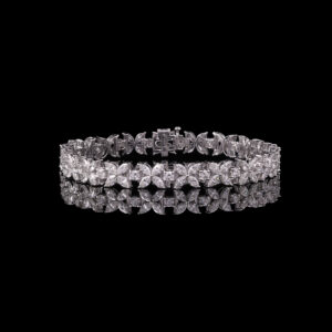 MARQUISE AND ROUND CUT DIAMOMDS BRACELET